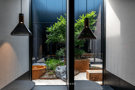 daktuin patio Veldeman in Oost-Vlaanderen