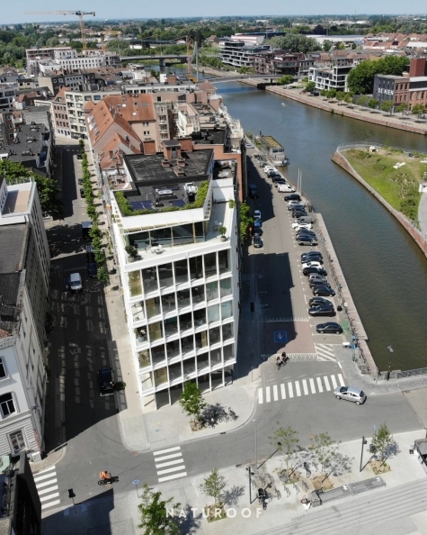 plantenbakken en gevelgroen Palazz'eau in Kortrijk